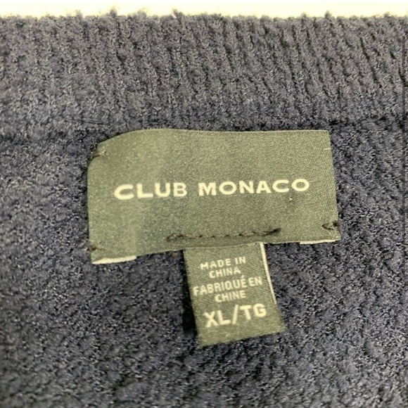 Club Monaco Dark Blue Crewneck Sweater - Picture 2 of 6